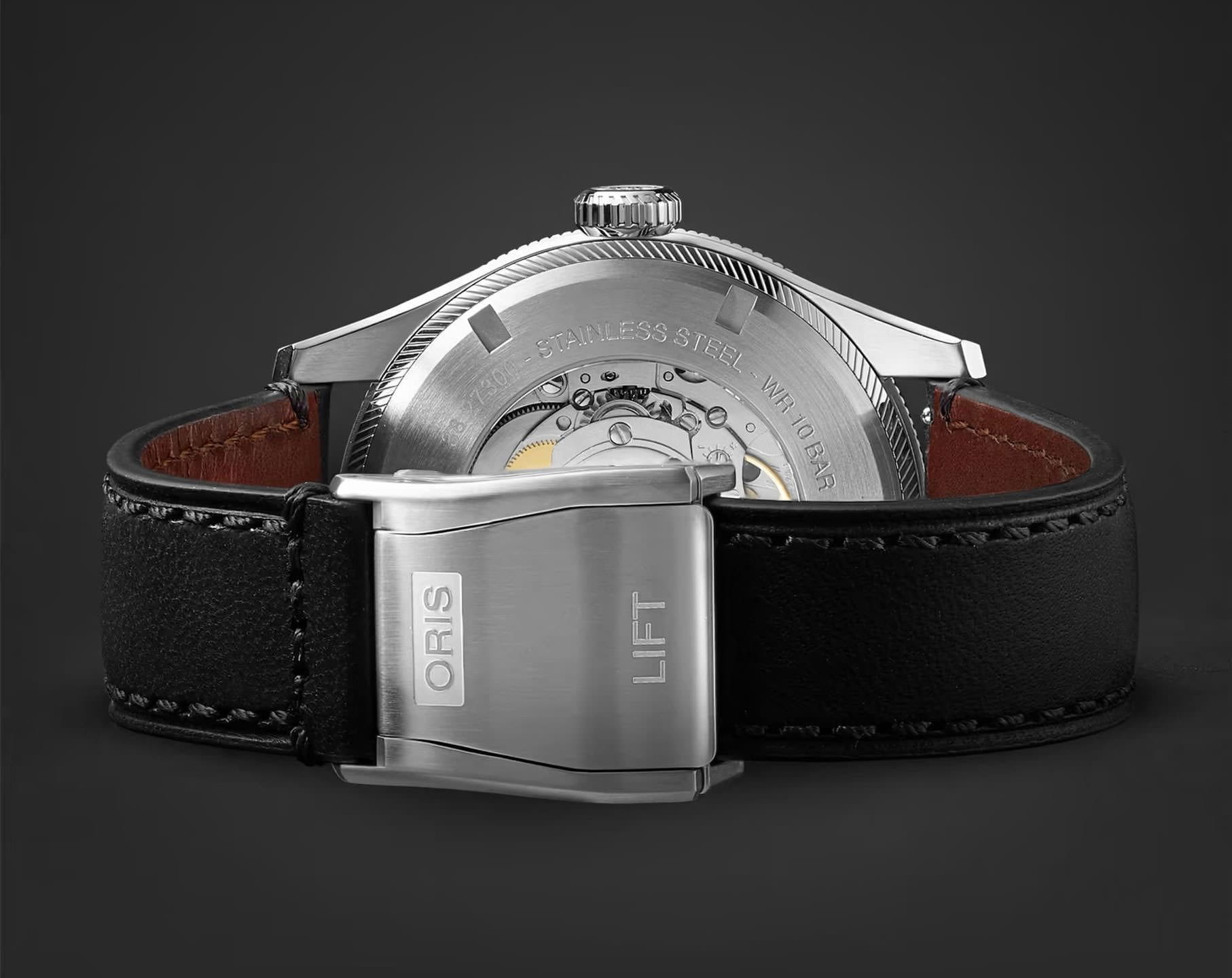 Оригинальные часы Oris Oris Propilot Big Crown Propilot Big Date 01 751 7761 4065-07 6 20 08LC механические калибр механизма 751 общий вид